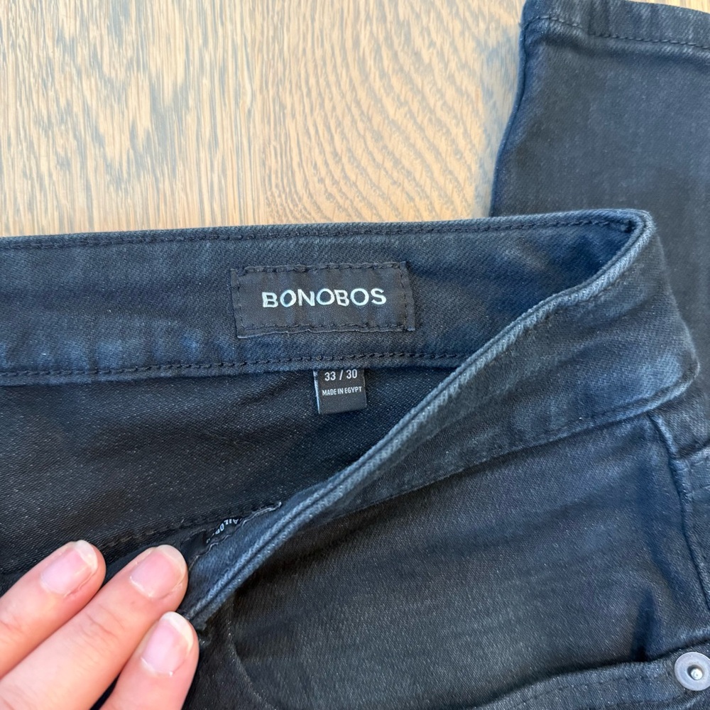 Men’s bonobos black Denim Jeans - Picture 4 of 7